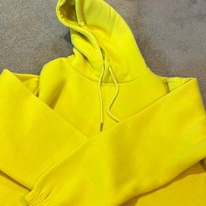 Neon cropped sweatshirt